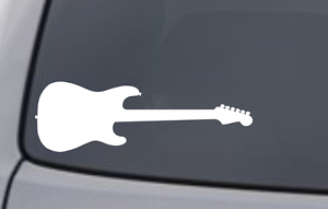 GUITAR Vinyl Decal Sticker Car Window Wall Bumper Laptop Electric Acoustic Music