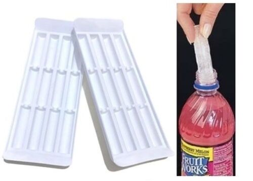 Ice Cube Stick BOUTEILLE PLATEAU Soda Boissons Maker Moule tube tubes cylindre Picnic