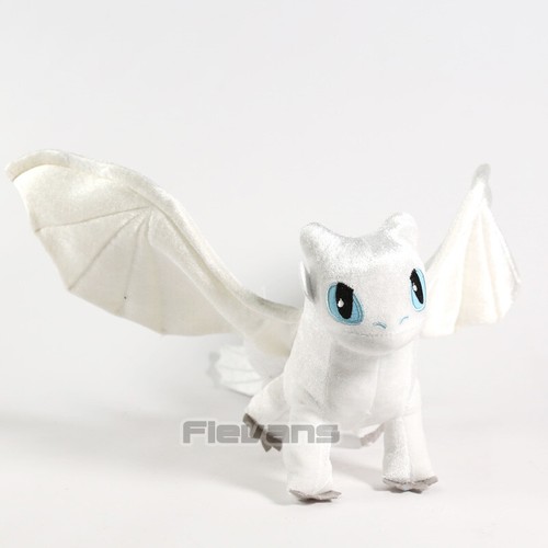 LIGHT FURY PLUSH TOY 17cm HOW TO TRAIN YOUR DRAGON 3 PELUCHE FURIA DIURNA