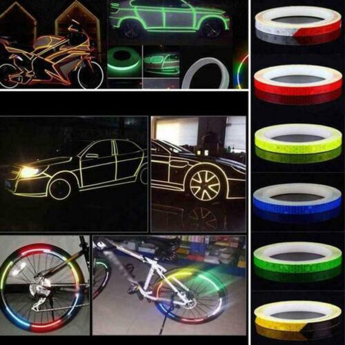 Reflective Tape Stickers Fluorescent MTB Bike Bicycle Motorcycle Adhesive Tape F 