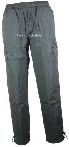 New Thermal Lined Trousers Plain Camo Army Pattern pants Fleece Bottoms