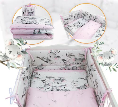 40 MORE DESIGNS BABY BEDDING SET COT OR COT BED inc BUMPER+COVERS+MORE LEOPARD