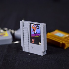 NES Cartridge Keychain 3D Printed Fan Art