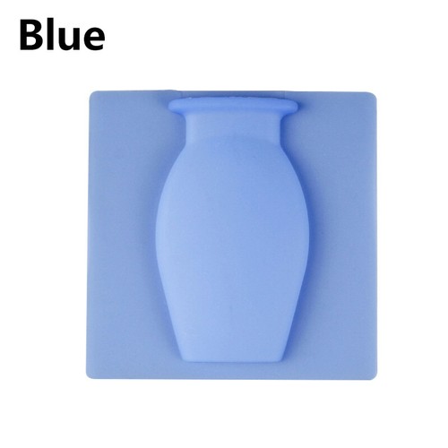 Wall Hanging Magic Sticky Bottle Silicone Vase Container Flower Pot Home