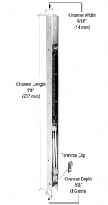 CRL 29/" Window Channel Balance; 2820 or 28B FA2820