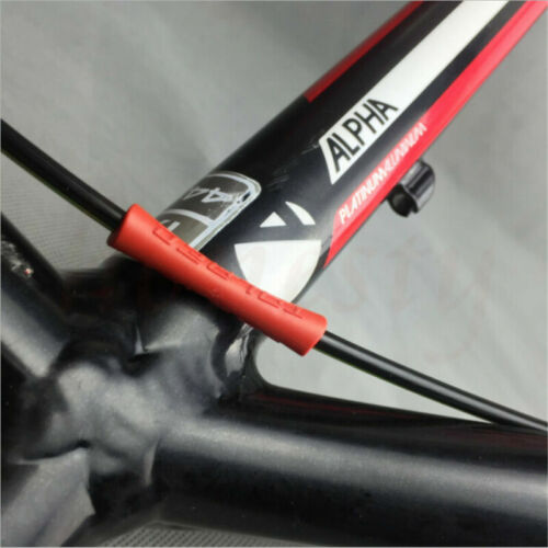2~10X Silicone Bicycle Outer Brake Gear Cable Wrap Frame Protector MTB Road Bike