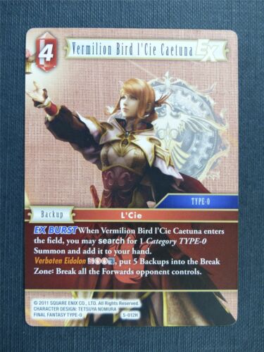 Vermilion Bird L/'Cie Caetuna 5-012H Final Fantasy Cards #24U