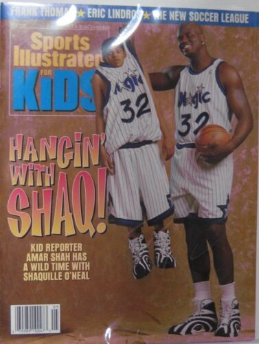 May 1996 Shaquille O/'Neal Orlando Magic Sports Illustrated For Kids NO LABEL