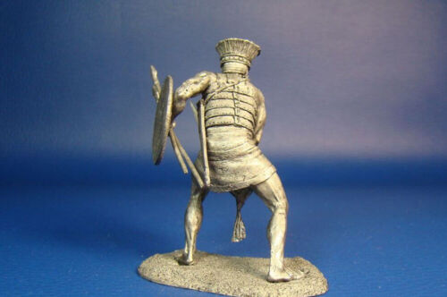 Philistine Armed Warrior XIII-XII Centuries BC 1//32 Scale Unpainted Tin Figure