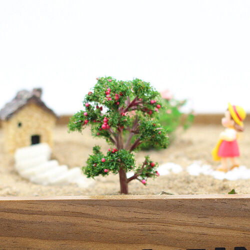 1Pc Mini Garden Ornament Miniature Resin Fruit Tree Craft Fairy Garden Dec C Dh 