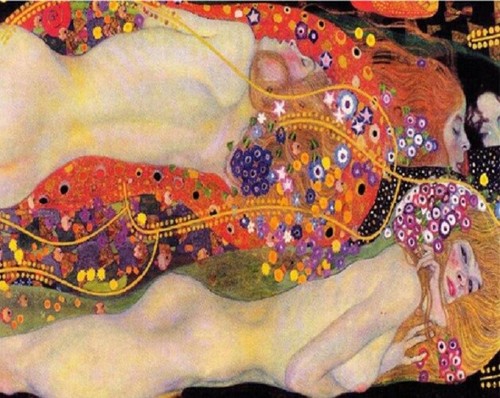 Water Serpents Aquatiques II Les Amies Klimt Painting Paint By Numbers Kit DIY