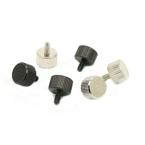 M3 Carbon Steel Manual Adjustment Screw Knurled Thumb Screw Hand Twist Knob Bolt