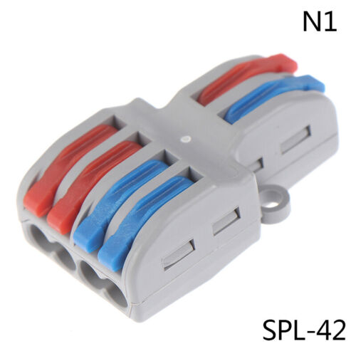 Spring Lever Terminal Block Electric Cable Wire Connector PCT-222 SPL-62 SPL-GSS 