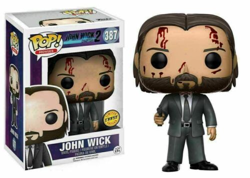 FUNKO POP John Wick Chapter 2 #387 Bloody CHASE Limited Edition Rare 