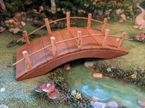 Bridge wooden natural MI  50436 Miniature Fairy Garden 