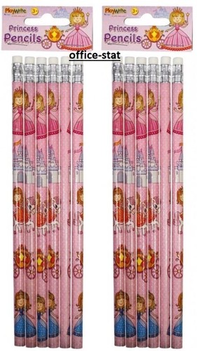 Novelty Pencils With Eraser Tip School Stationery Gift Loot Party Bag Filler