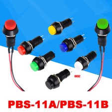 Off-(On) 12mm Miniature Latching Momentary Mini Push Button Switch SPST Car Dash