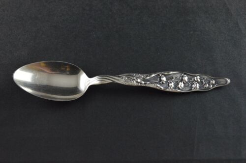 5 7/8" NO MONO Whiting Division Lily of the Valley Sterling Silver Teaspoon 