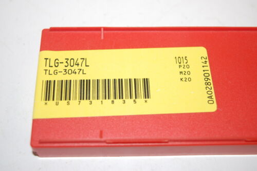 10 NIB Sandvik Coromant TLG-3047L 1015 Carbide Inserts 