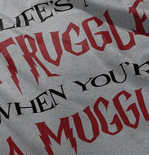 Life Struggle Muggle Funny Shirt Cool Gift Cute Romper Bodysuit