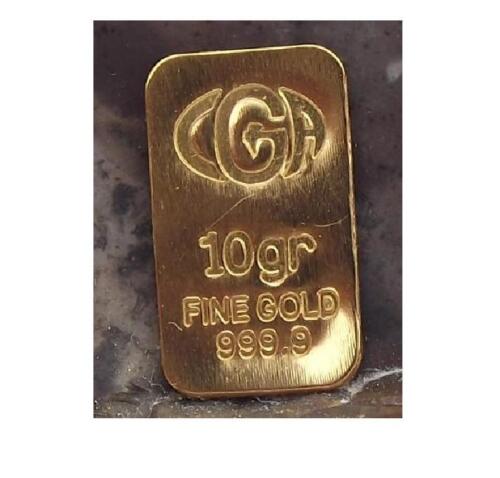 Collectors 10 GRAIN 24K PURE .999 GOLD BULLION 2012 EDITION BAR INGOT
