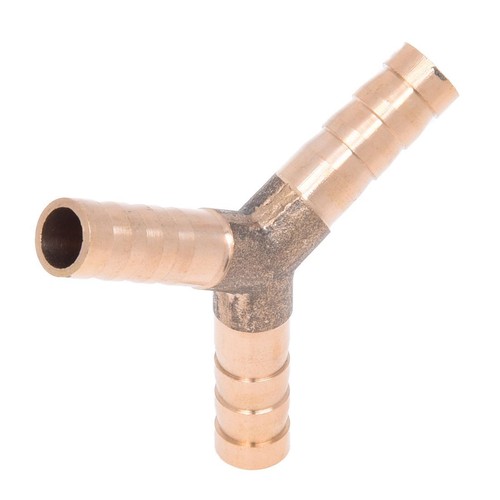 5 Stueck Messing Y-Form 3 Wege Schlauchtuelle Fitting Adapter Kupplung fuer L3D1