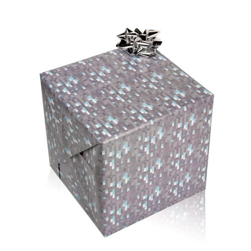 Diamond Gift Wrapping Paper For Craft And Gifts Inspired By Minecraft 3 x Sheets 
