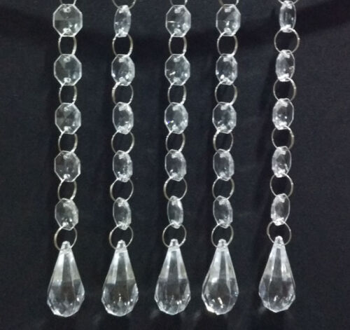 Whole Sell Acrylic Crystal Beads Garland Chandelier Hang Wedding Party Supplies