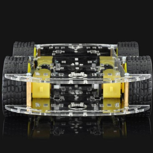1set 4WD smart robot car chassis kits with Speed Encoder for arduino OD