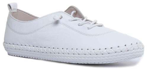 Justin Reece Lexi Womens Extreme Comfort Light Leather In White Size UK 3-8