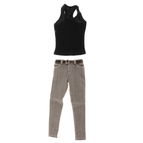 Spielzeug Militar Abenteuer 1 6 Skala Schwarze Weste U0026 Graue Jeans U0026 Gurtel Fur 12 Hot Toys Softland La