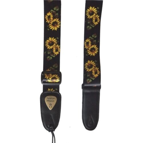 Polyester Soft Silky Feel Electric Acoustic Guitar Strap Classic Bass