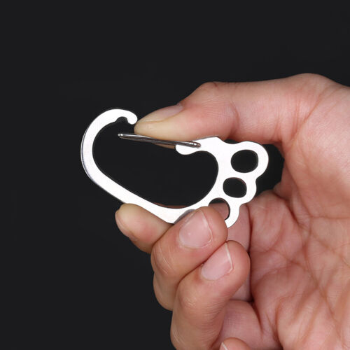 #Cute Keychain Key Ring Hook Outdoor Camping Hiking Buckle Carabiner Key Hol#