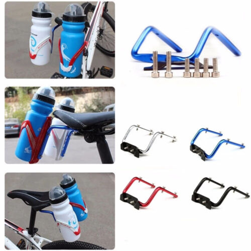 Seat Post Bottle Rack  Converter Cycling  Saddle Back Double Water Bottle Holder