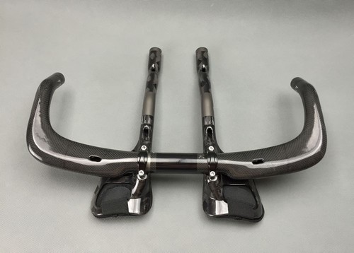 Carbon Road TT Bullhorn Bar Time Trial Triathlon Handlebar Aerobar 31.8*400-460