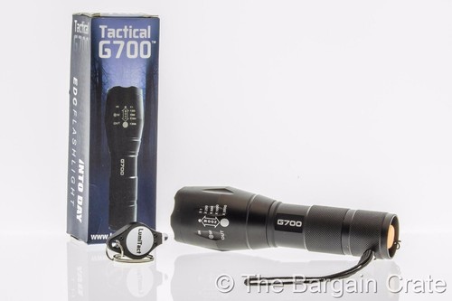 Authentic Lumitact G700 Tactical Flashlight 700 Lumens 1x2000 Zoom