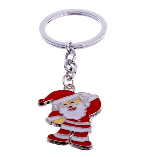 Key Chain Christmas Santa Snowflake Pendant Keyring Keychain Pendant Xmas Gifts