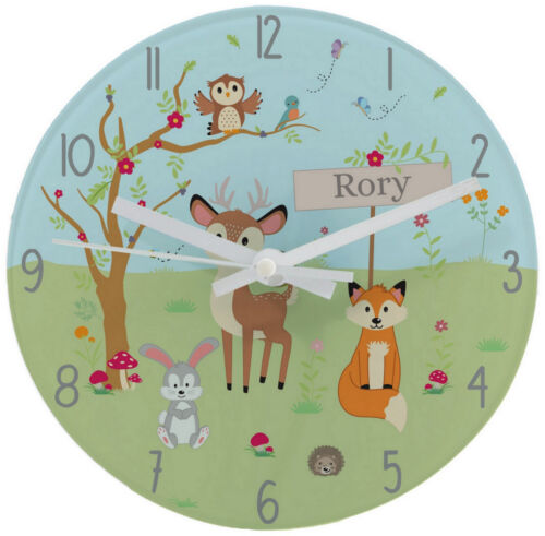 PERSONALISED Childrens WOODLAND SCENE New Baby Gift IDEAS for Boys Girls Born