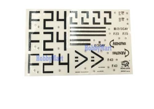 3918 Heng Long TK-PT3918 Sticker for 1/16 3918 RC Tank Replacement x 1 