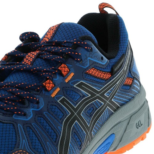 Laufschuhe Rennen Asics Venture 7 Gel Blau Rennen Blau 19196 Neu