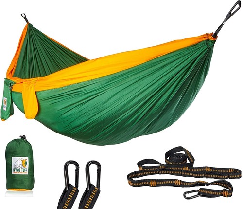 Ryno Tuff Camping Hamac-Double Hamac avec sangles
