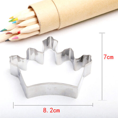 3 Princess Crown King Queen Party Cookie Cutter Cake Biscuit Baking Too`xh