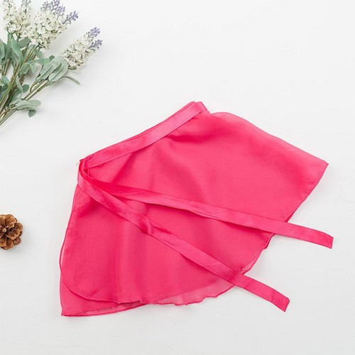 Mini Dancewear Chiffon Kids Wrap Scarf Ballet Dance Dress Tutu For Girls