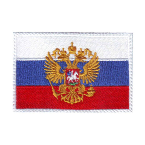 Russia w/eagle Flag Embroidered Patch 