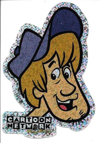 SHAGGY from SCOOBY DOO Cartoon Network Wacky Racers VINTAGE Sticker