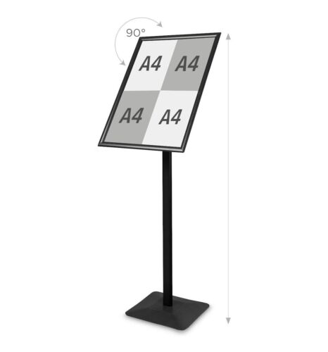 Aluminium schwarz Infoständer »Menü Board Premium« DIN A2