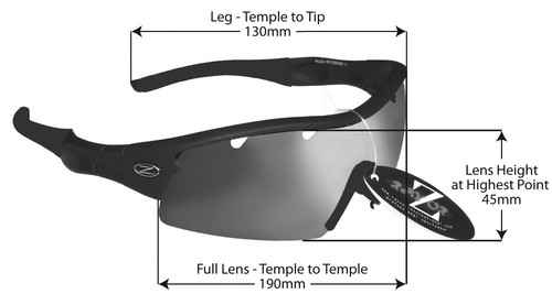 RayZor Uv400 Gunmetal Grey Sports Wrap Lunettes De Soleil Bleu Miroir Lentille RRP £ 49 220