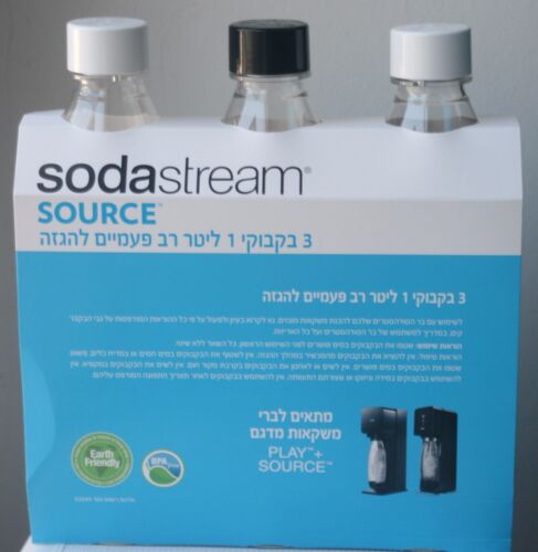 CHOOSE YOUR BOTTLES SodaStream Carbonating Bottles 1//0.5 L Liter EXPIRE 3 YEARS