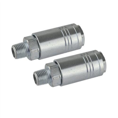 Air Line Hose Connector Fitting Female Quick Release 1/4 One Touch 2pk FT024 