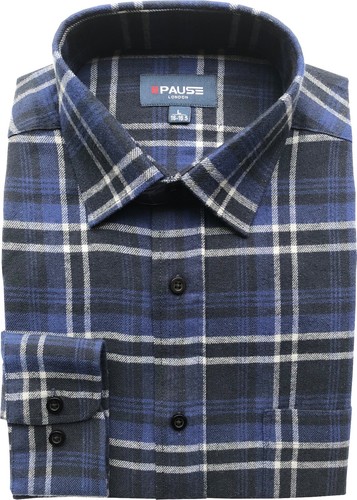 Mens Long Sleeve Flannel Lumberjack Check Causal Shirt Brushed 100/%Cotton M-5XL